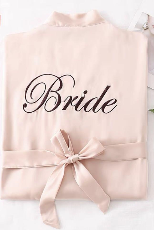 Bride Bathrobe (Category: New Undergarments & Loungewear) located in Singapore. Submitted by wadangee (Listing ID 1133161721, Image 1). Description: Full set with inner dress .