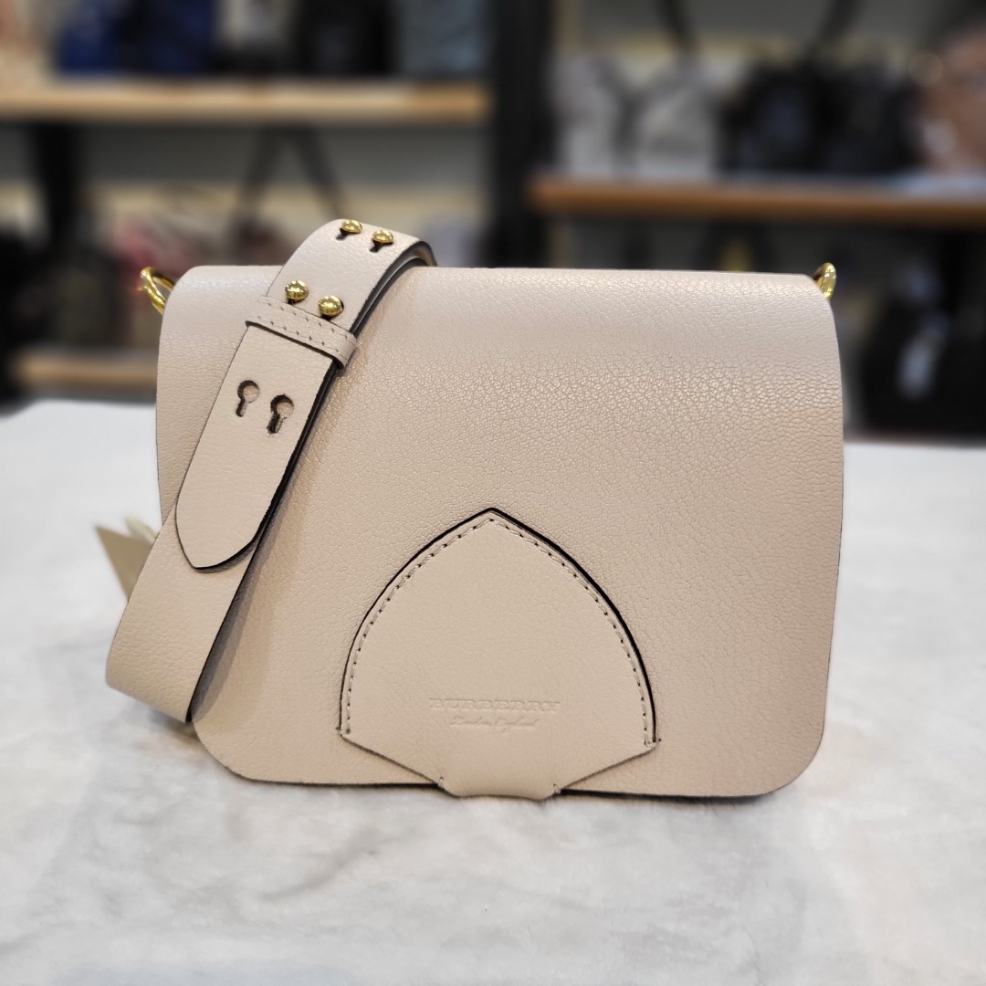 Burberry the square satchel in leather outlet