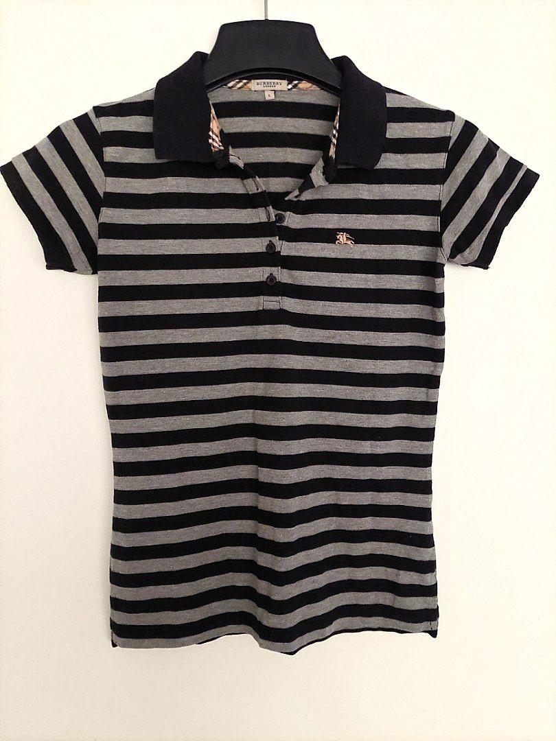 Burberry polo deals womens grey