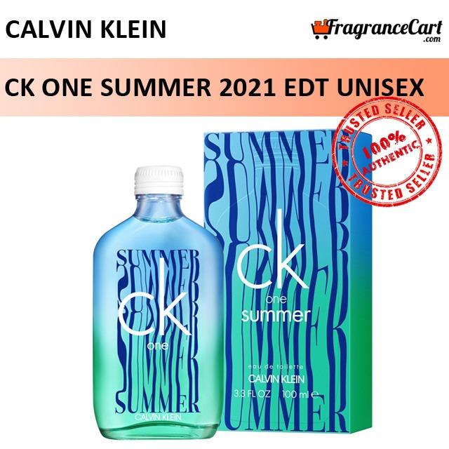 Calvin Klein cK One Summer 2021 EDT for Unisex 100ml Tester Eau