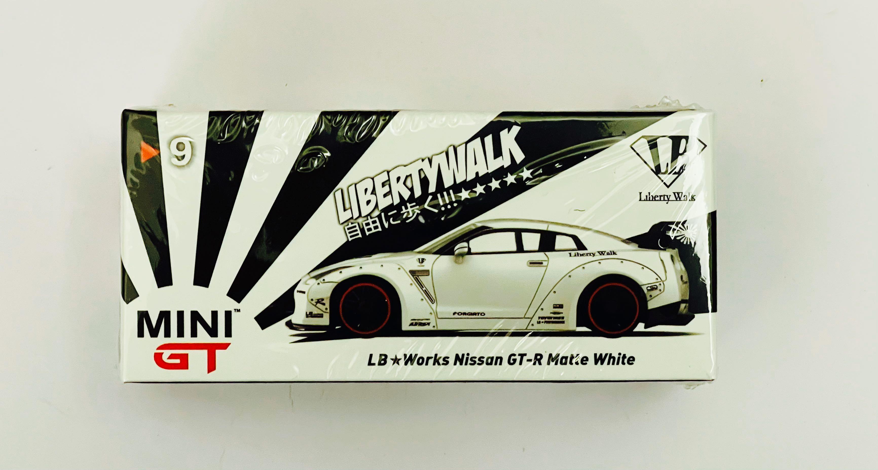 全新未拆絕版Mini GT Liberty Walk LB Works 日產Nissan GT-R