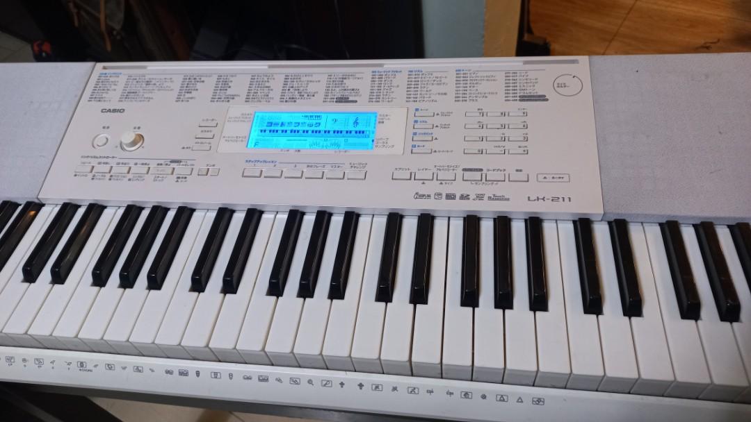 Casio LK-211 61-Key Touch Response Keyboard, Hobbies & Toys, Music