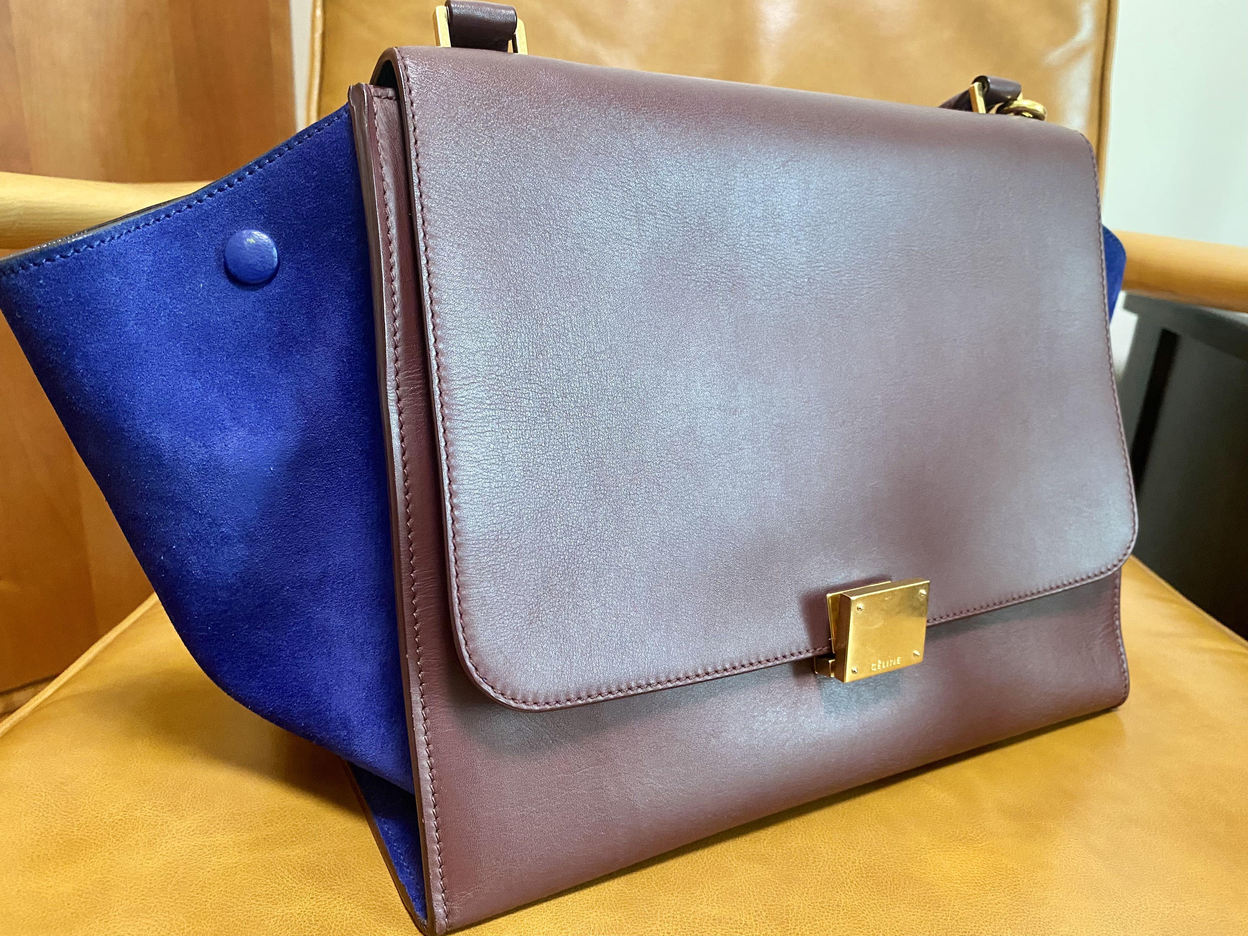 Celine hotsell suede bag