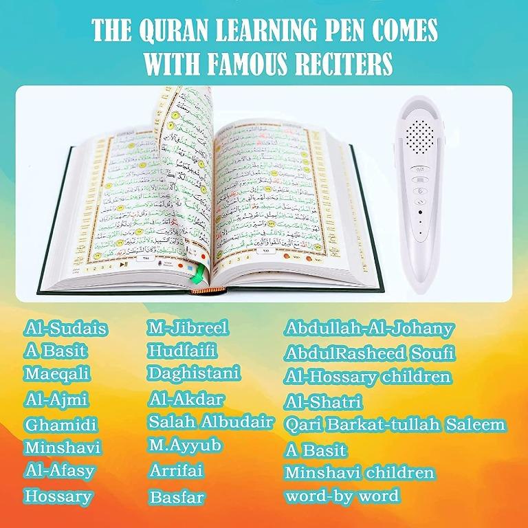Cg Holy Quran Digital Pen Talking Reader With Rechargeable Battery For