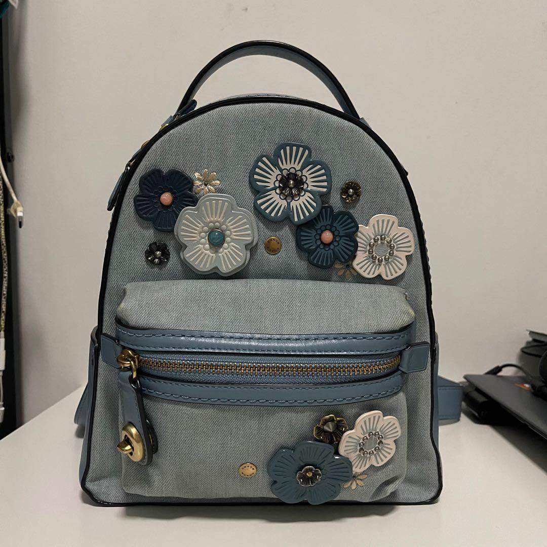 Coach tea new arrivals rose backpack