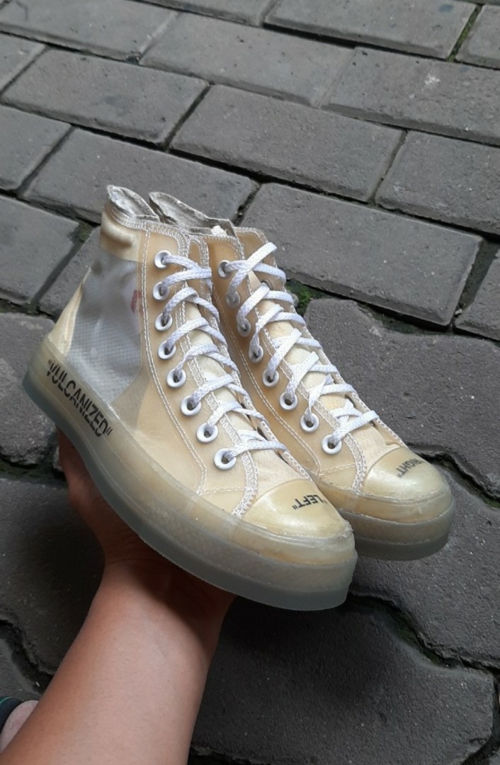 worn out white converse