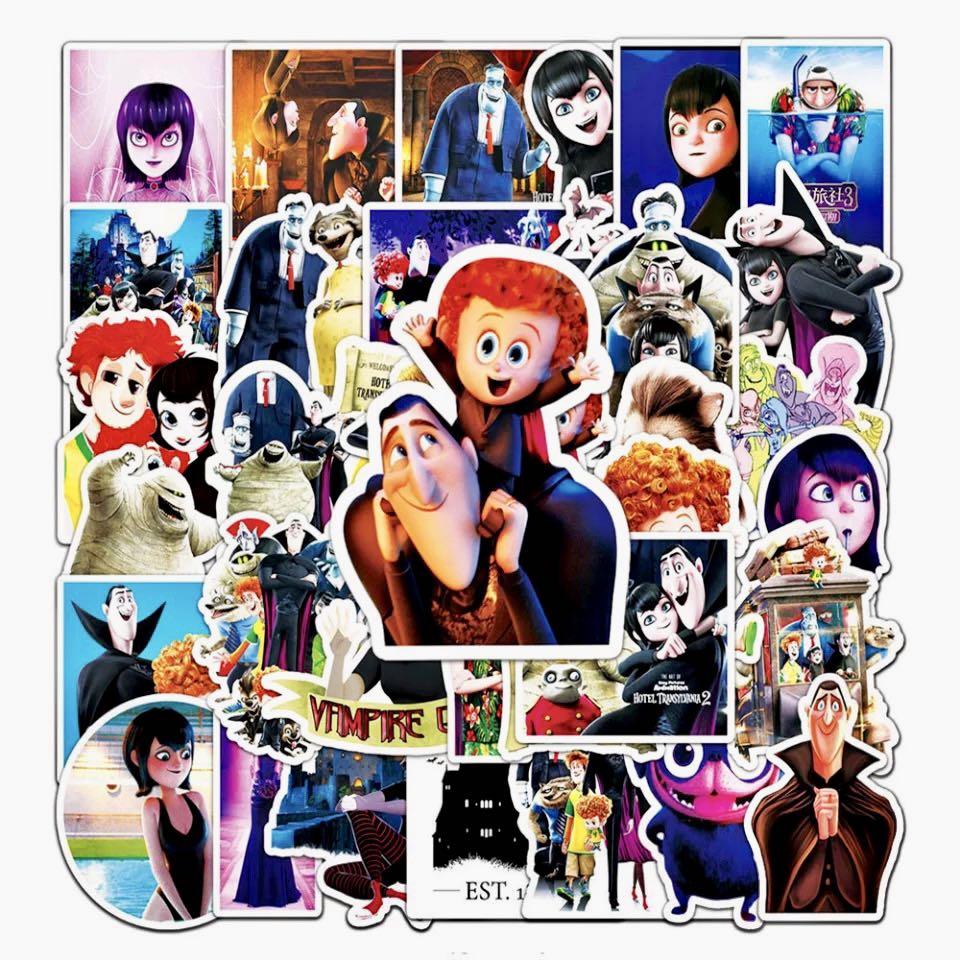 Stickers 50pc Hotel Transylvania Series American Animated Movies