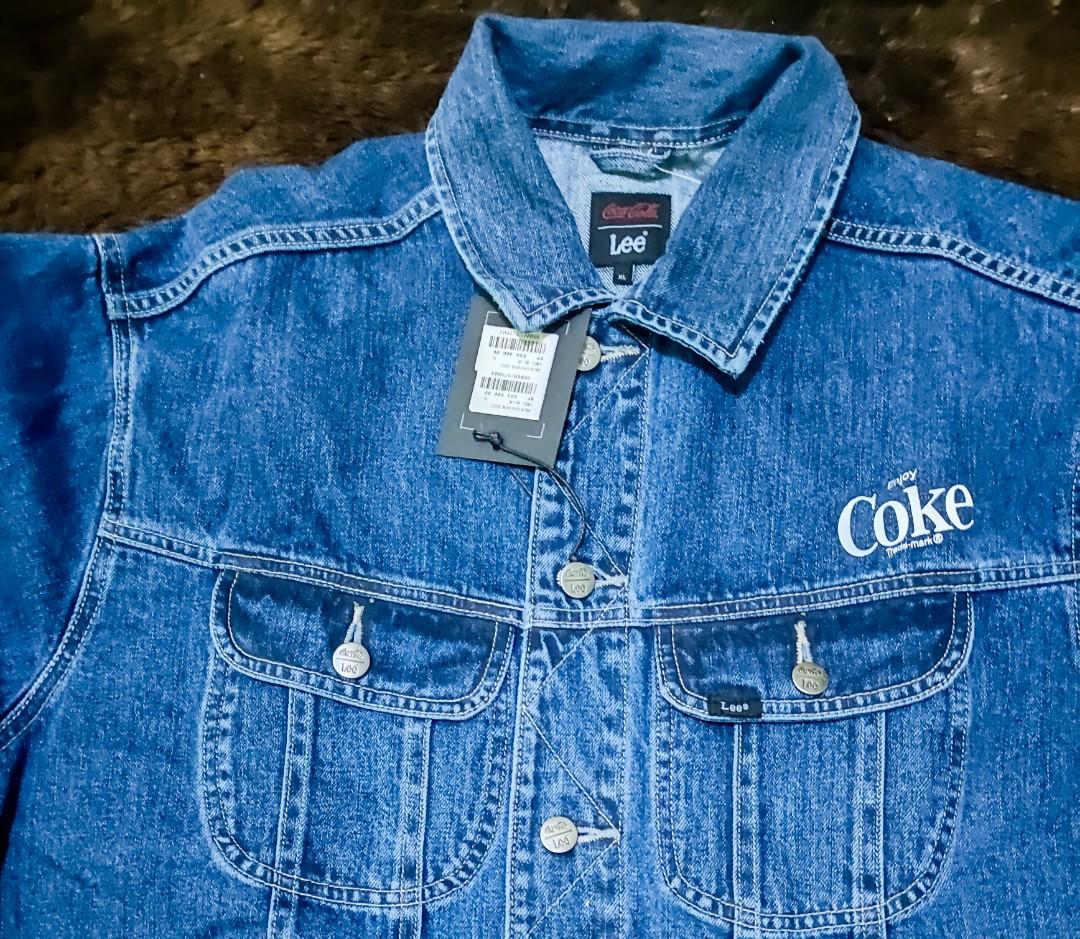 Denim jacket lee x cocacola original 