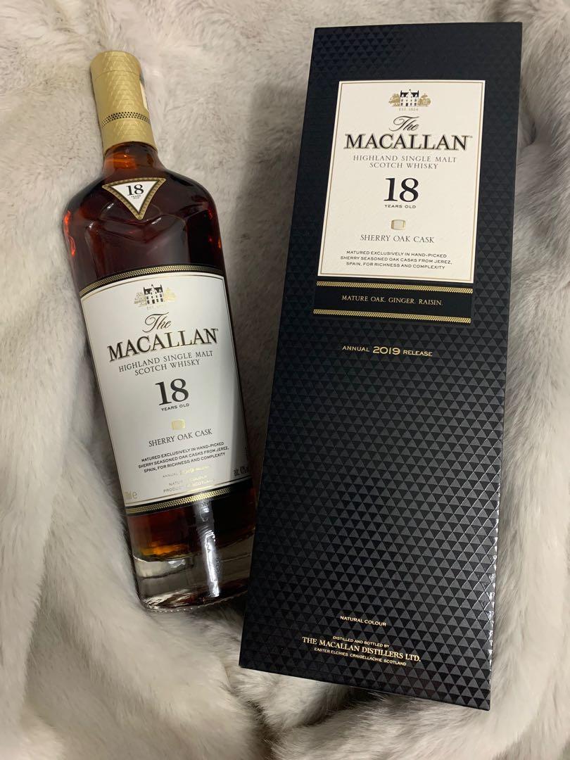 DIJual cepat Macallan ORIGINAL 18th, Makanan & Minuman ...