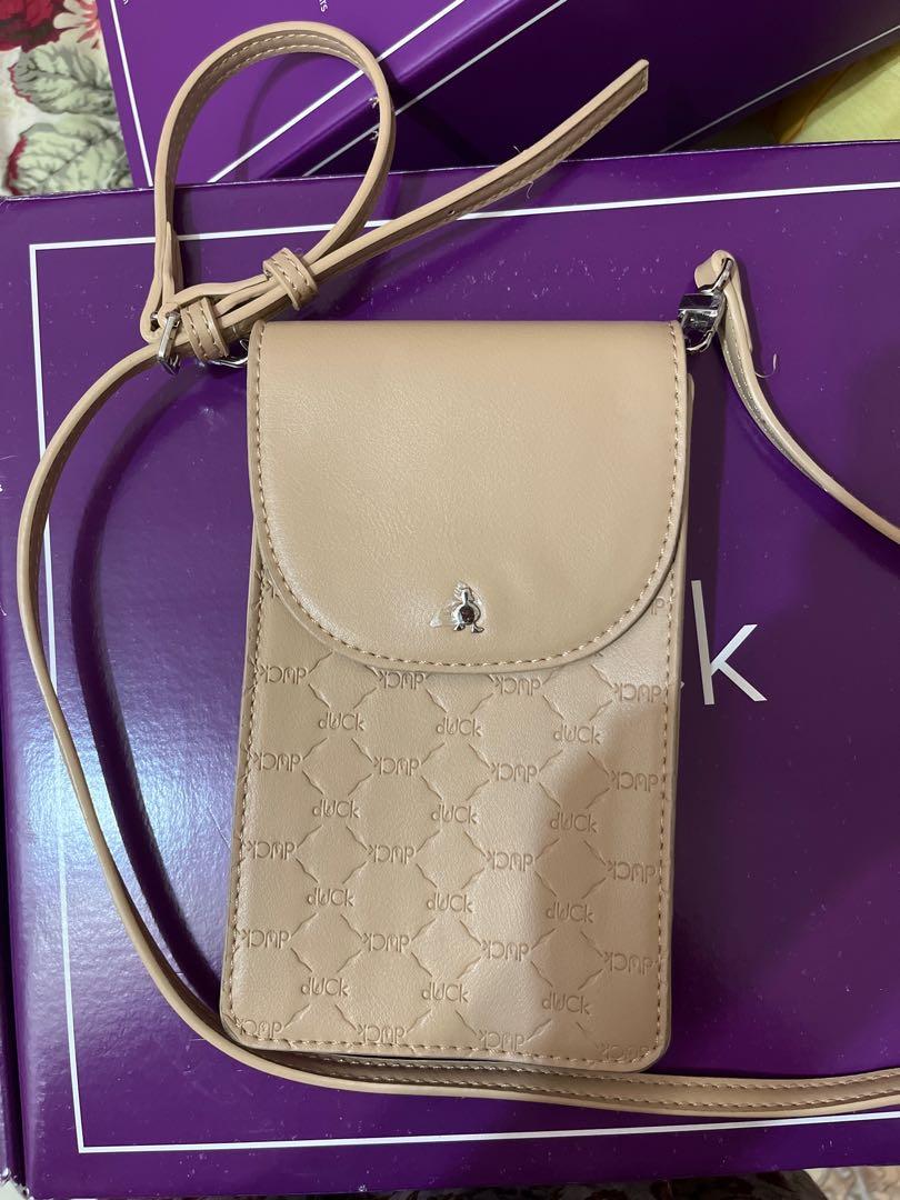 dUCk monogram celly bag