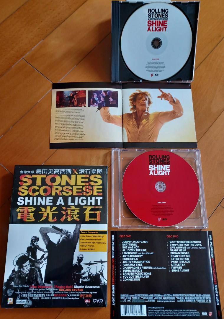 DVD 全新未拆& 2CD):ROLLING STONES Martin Scorsese SHINE A LIGHT