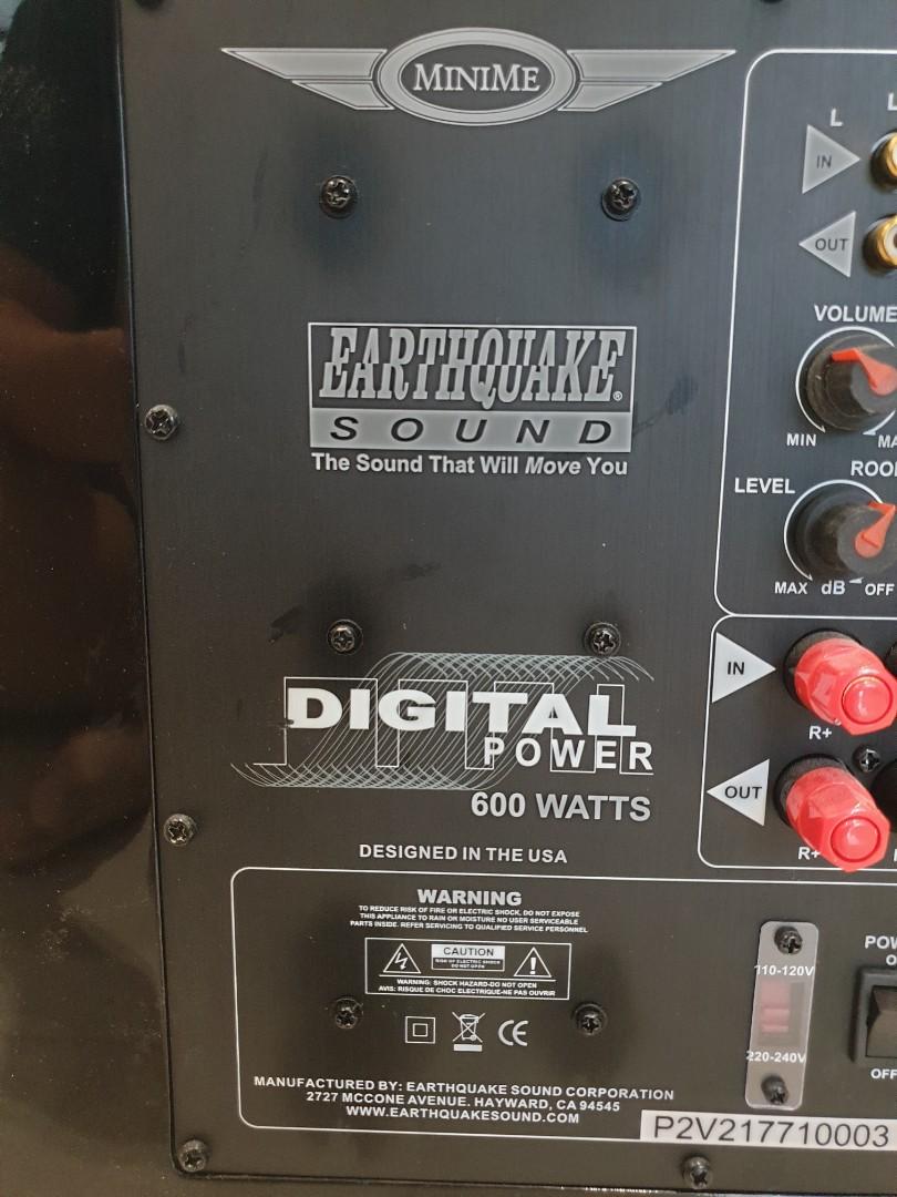 Earthquake Subwoofer MiniMe, Audio, Soundbars, Speakers & Amplifiers on