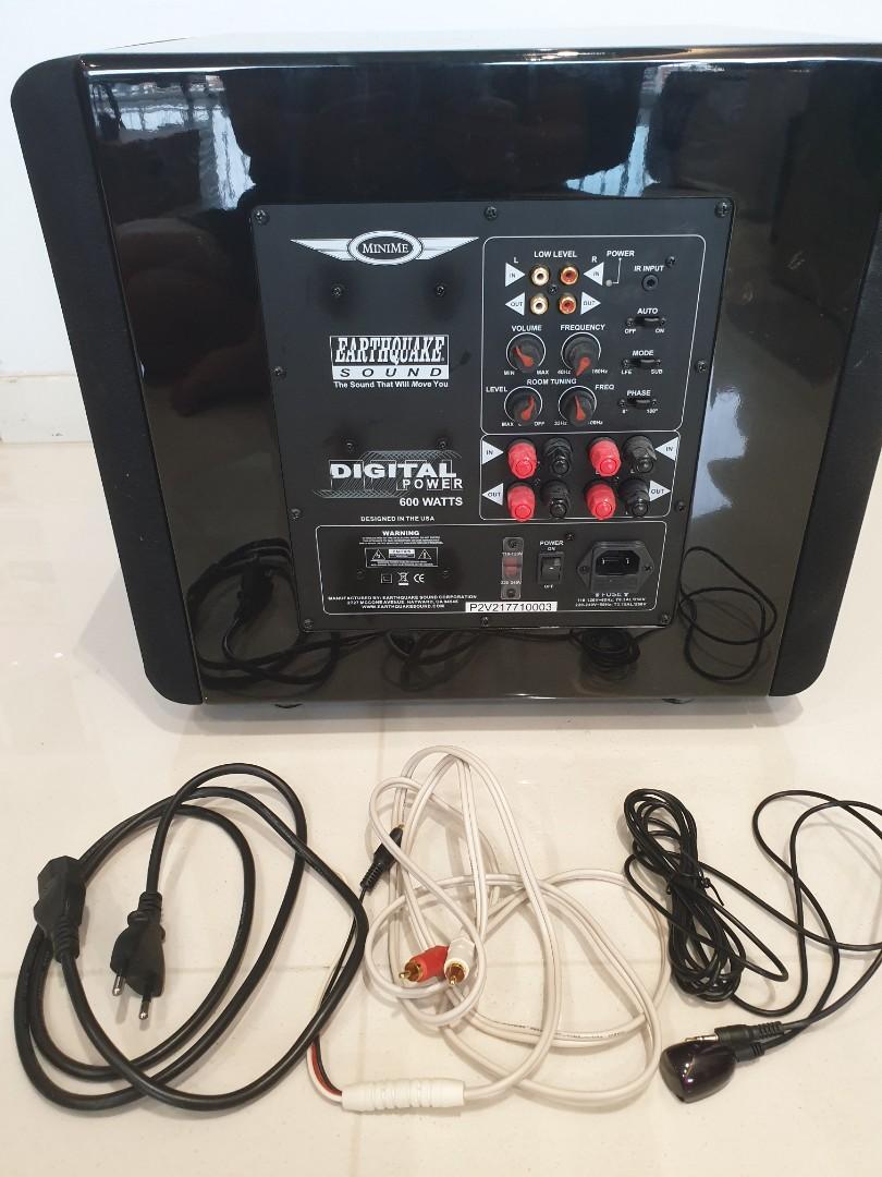 Earthquake Subwoofer MiniMe, Audio, Soundbars, Speakers & Amplifiers on