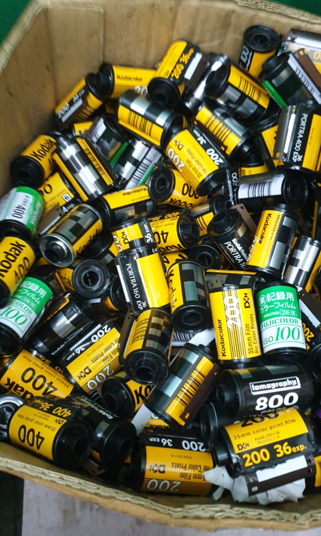 Empty film canisters, Photography, Cameras on Carousell