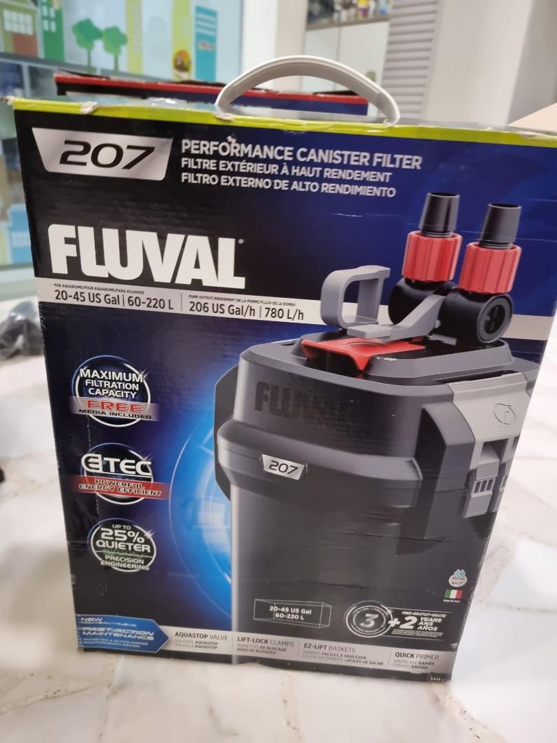 Fluval 207 Canister Filter, Pet Supplies, Homes & Other Pet Accessories