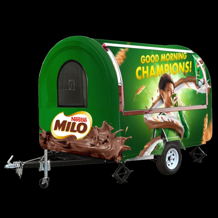 Food Truck Milo Truck Event Caravan Trailer For Rent, Cars, Vehicle