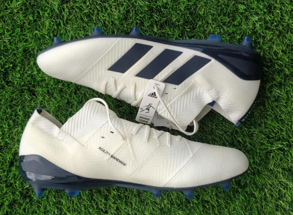 Football Boot Adidas Nemeziz 18.1 White FG Women UK 8.5 Fit UK8 Men