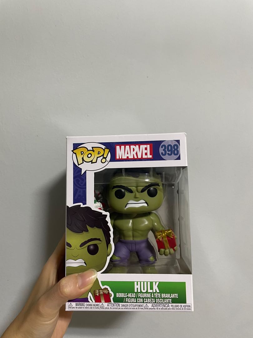 Funko Pop: Marvel Holiday Hulk (398), Hobbies & Toys, Toys & Games on ...