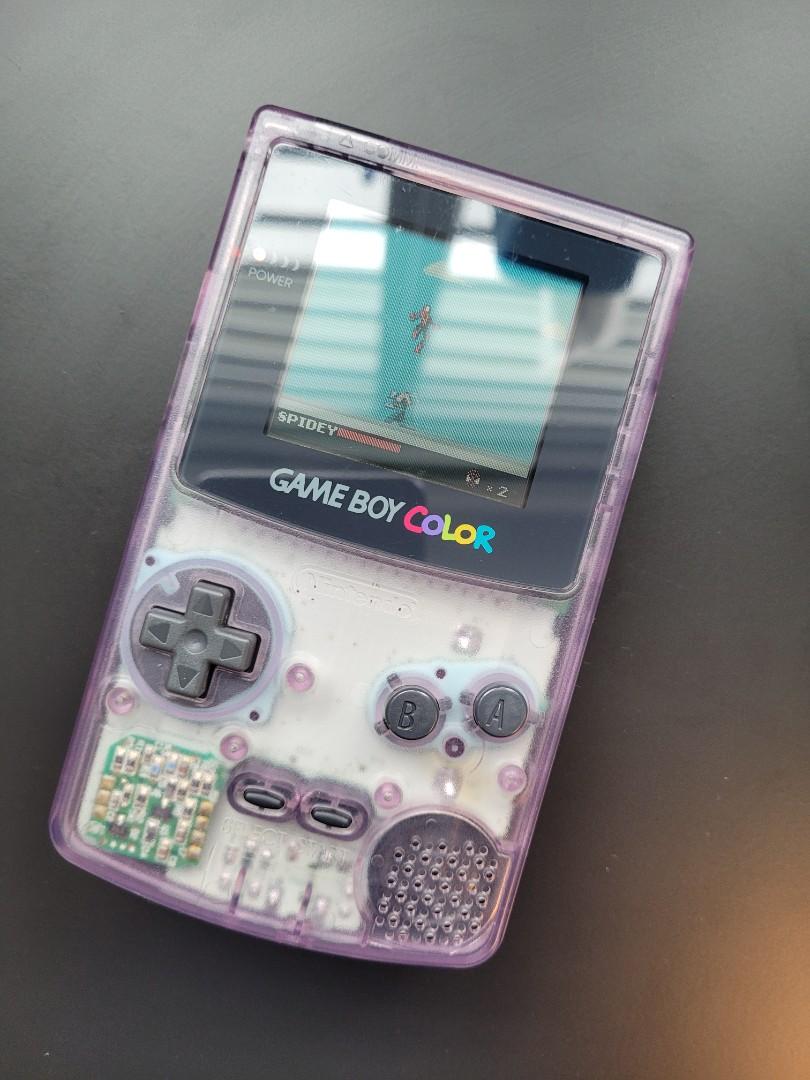Gameboy Color (Clear Atomic Purple) Nintendo Game boy console GBC, Video  Gaming, Video Game Consoles, Nintendo on Carousell