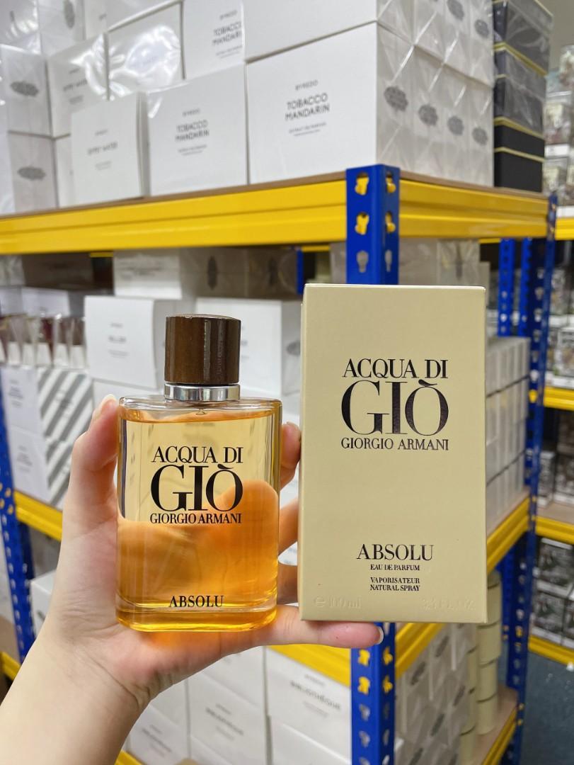 GIORGIO ARMANI ACQUA DI GIO ABSOLU EDP 100ML Beauty Personal Care Fragrance Deodorants on Carousell