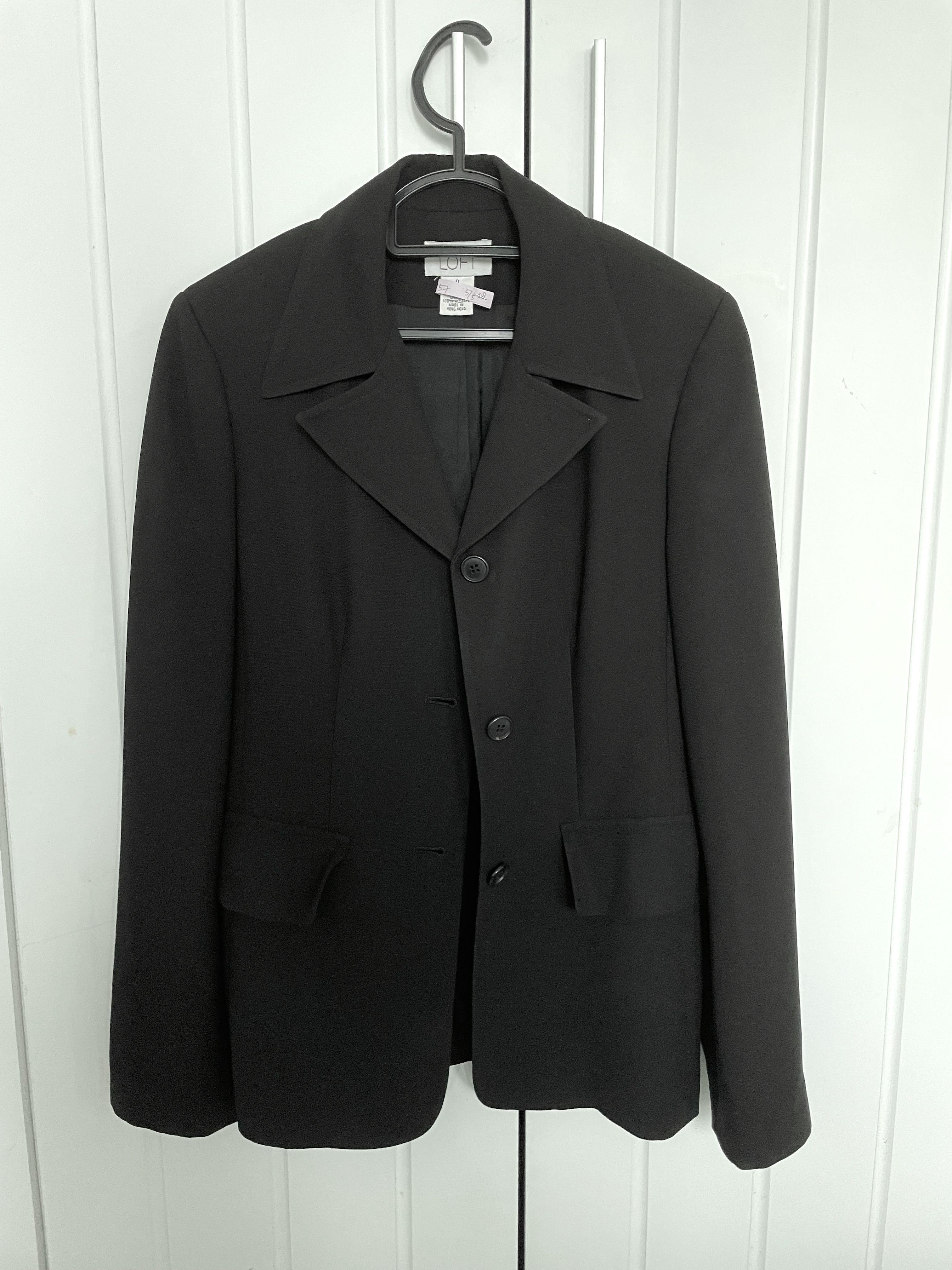 Ann taylor black on sale jacket