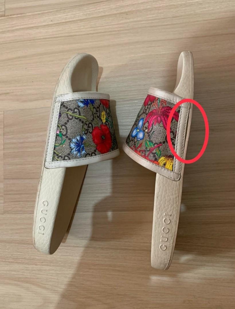 Flora gucci best sale slides