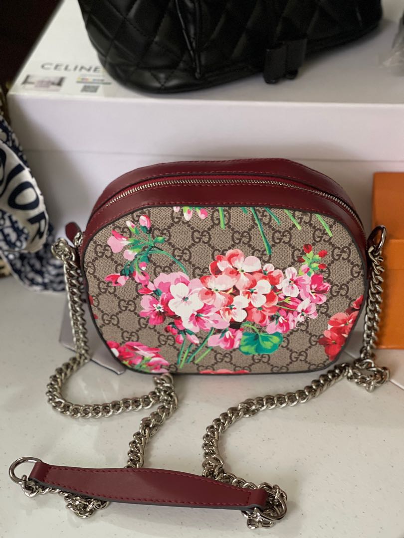 Gucci floral sling bag