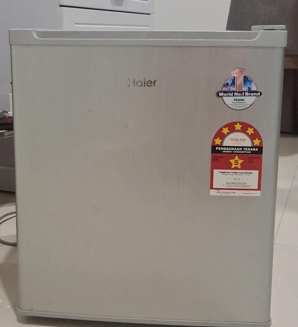 Haier Mini fridge 50L, TV & Home Appliances, Kitchen Appliances