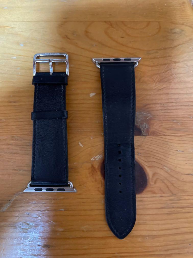 Hermes Apple Watch Navy 42/44mm 錶帶, 手提電話, 智能穿戴裝置及智能