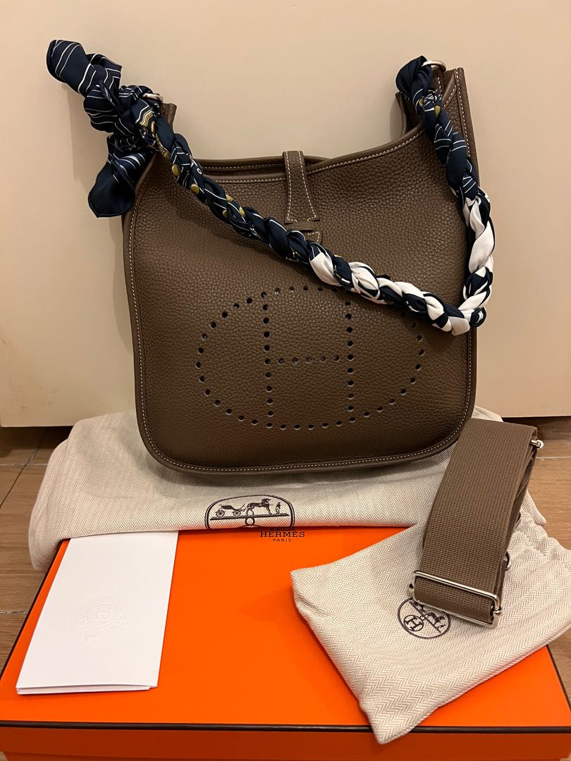 Hermes evelyne with best sale twilly
