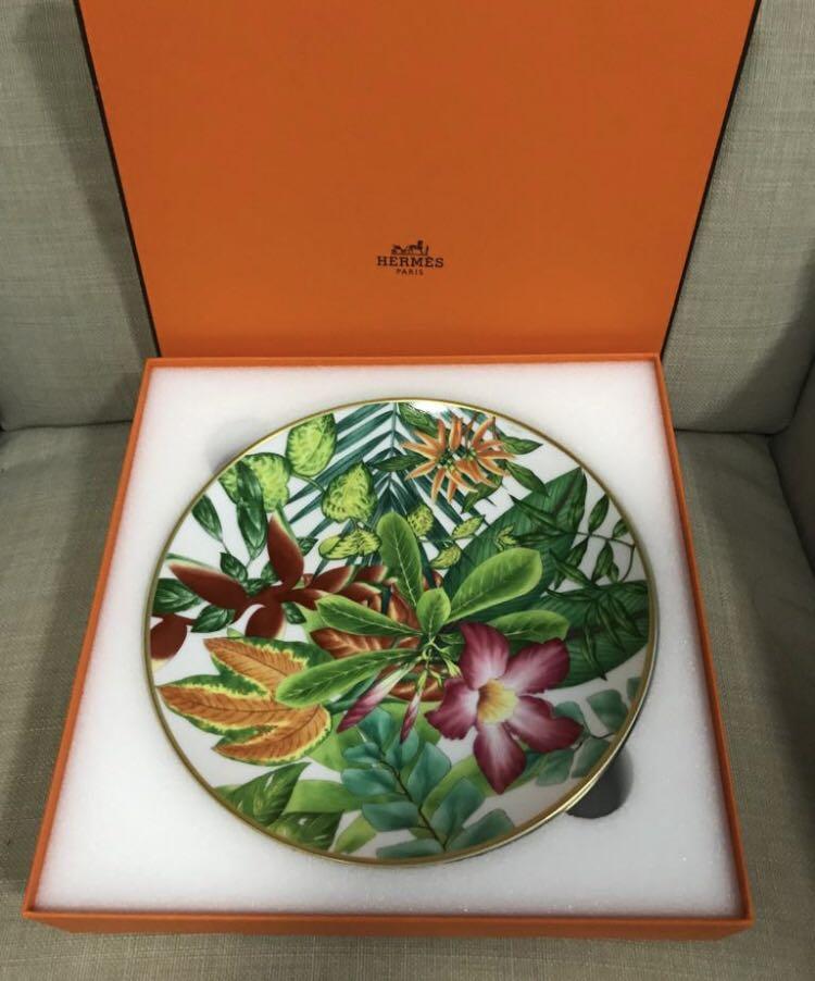 Hermes Passifolia Dessert Plates, Luxury, Accessories on Carousell