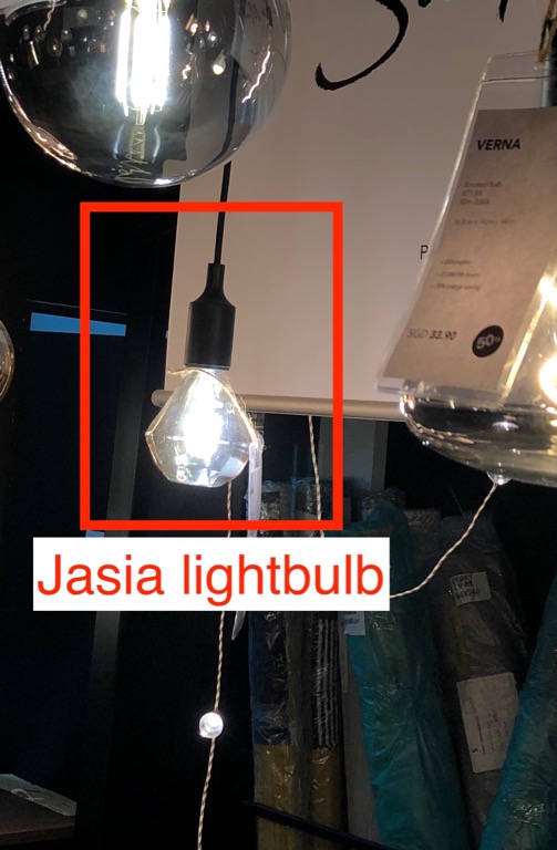Hooga Glow Jasia lightbulb / light bulb, Furniture & Home Living