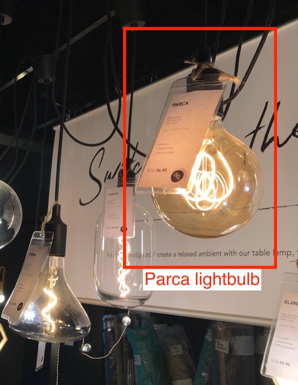 Hooga Glow Parca lightbulb / light bulb, Furniture & Home Living