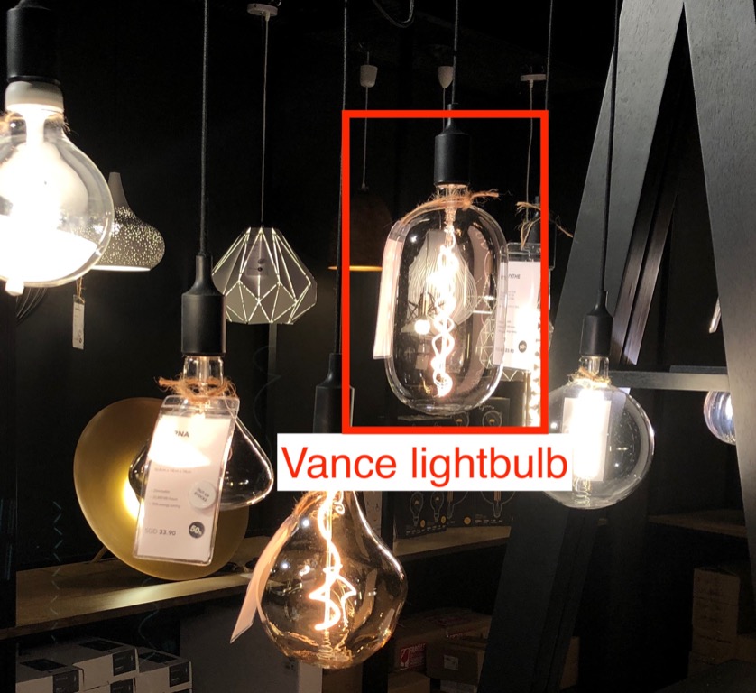 Hooga Glow Vance lightbulb / light bulb, Furniture & Home Living