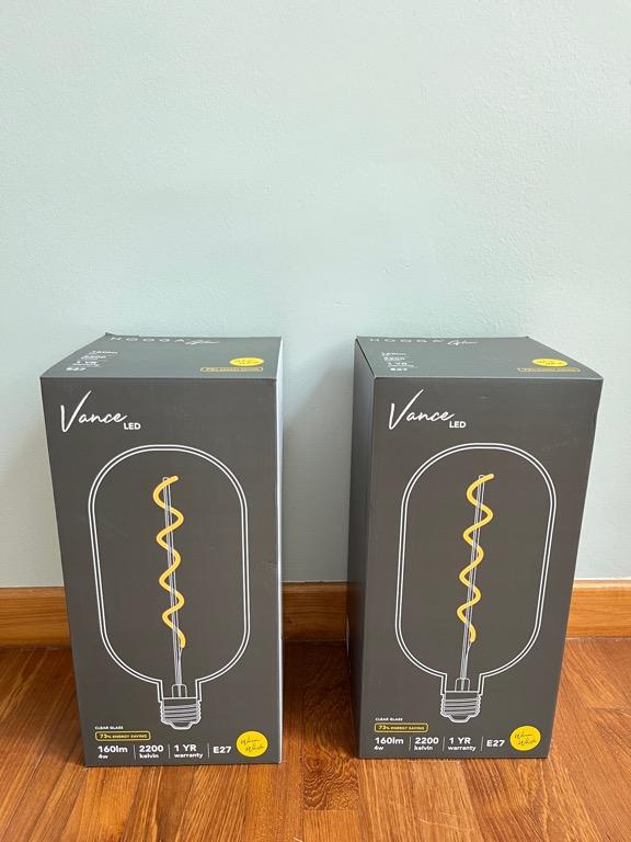 Hooga Glow Vance lightbulb / light bulb, Furniture & Home Living