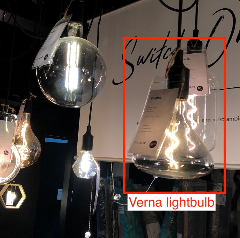 Hooga Glow Verna lightbulb / light bulb, Furniture & Home Living