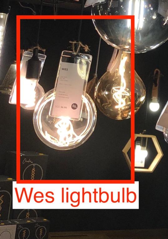 Hooga Glow Wes lightbulb / light bulb, Furniture & Home Living