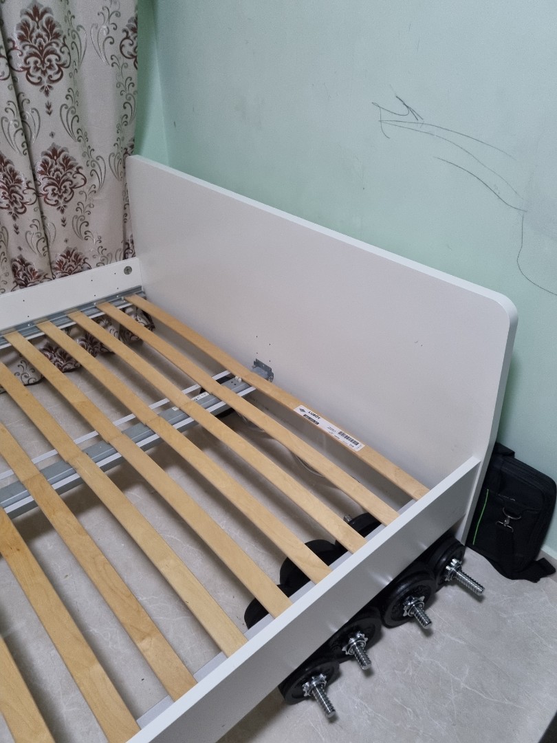 Ikea Askvoll Bed frames, Furniture & Home Living, Furniture, Bed Frames & Mattresses on Carousell