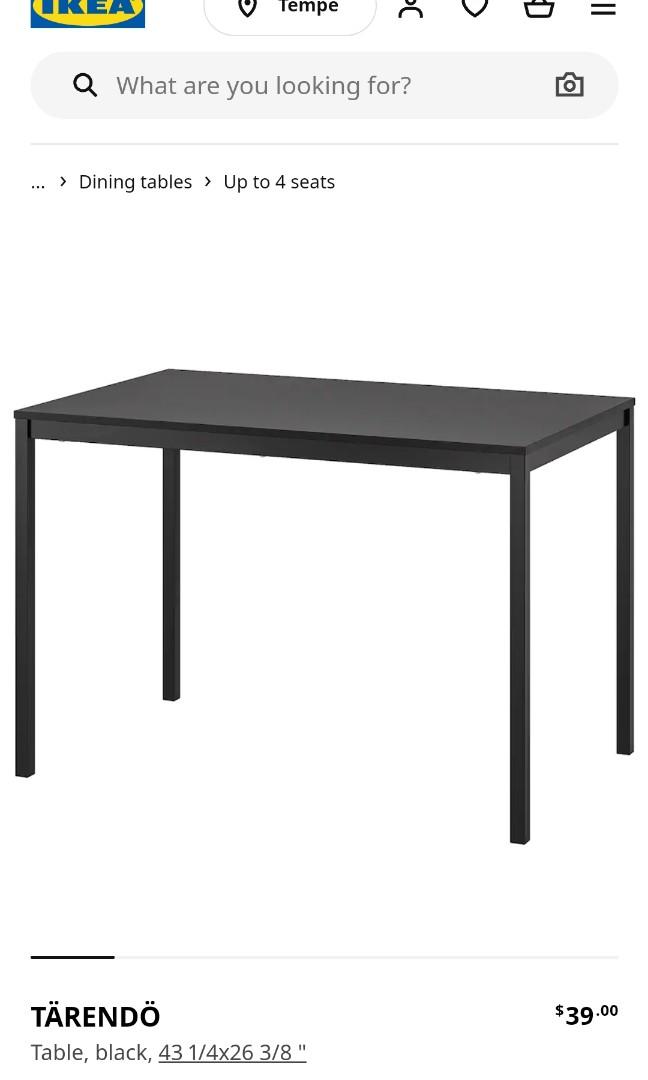 ikea dining table, Furniture & Home Living, Furniture, Chairs on Carousell