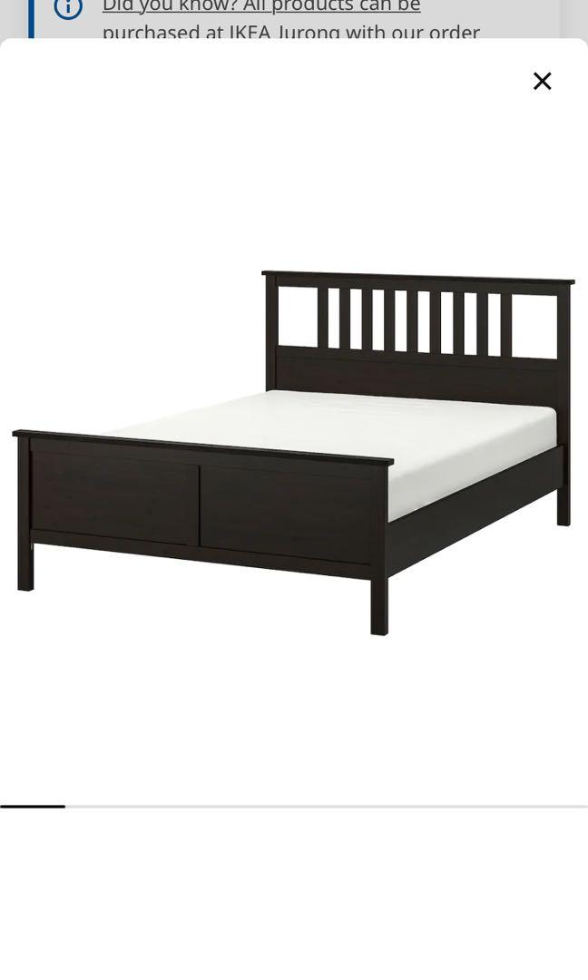 Ikea Hemnes bed frame 150*200, Furniture & Home Living, Furniture, Bed