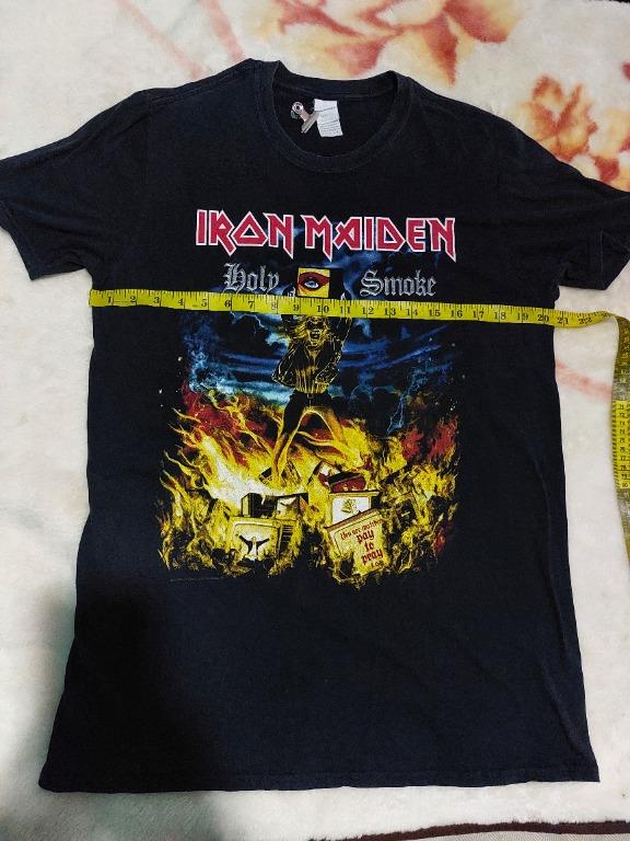 IRON MAIDEN Holy Smoke, Men's Fashion, Tops & Sets, Tshirts & Polo
