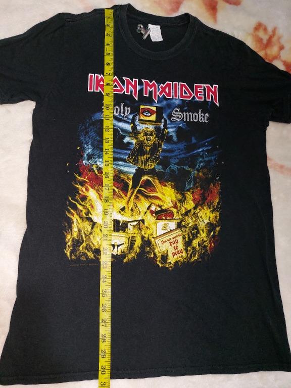 IRON MAIDEN Holy Smoke, Men's Fashion, Tops & Sets, Tshirts & Polo