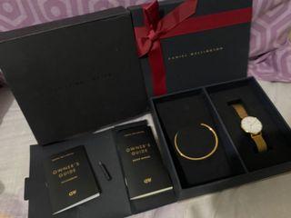 Jam Tangan Daniel Wellington Original with gelang FULLSET #PromoSeru