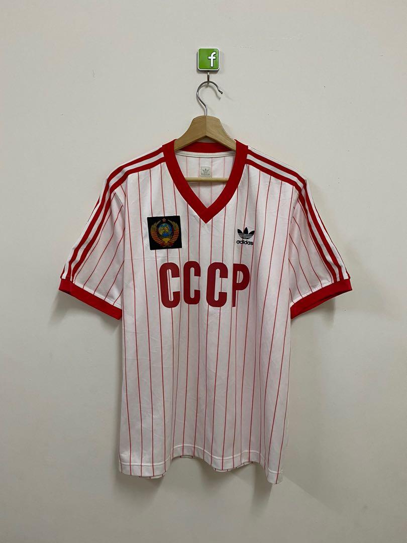Goteo Posible cuota de matrícula Jersey Adidas CCCP / USSR SOVIET UNION, Men's Fashion, Tops & Sets, Tshirts  & Polo Shirts on Carousell