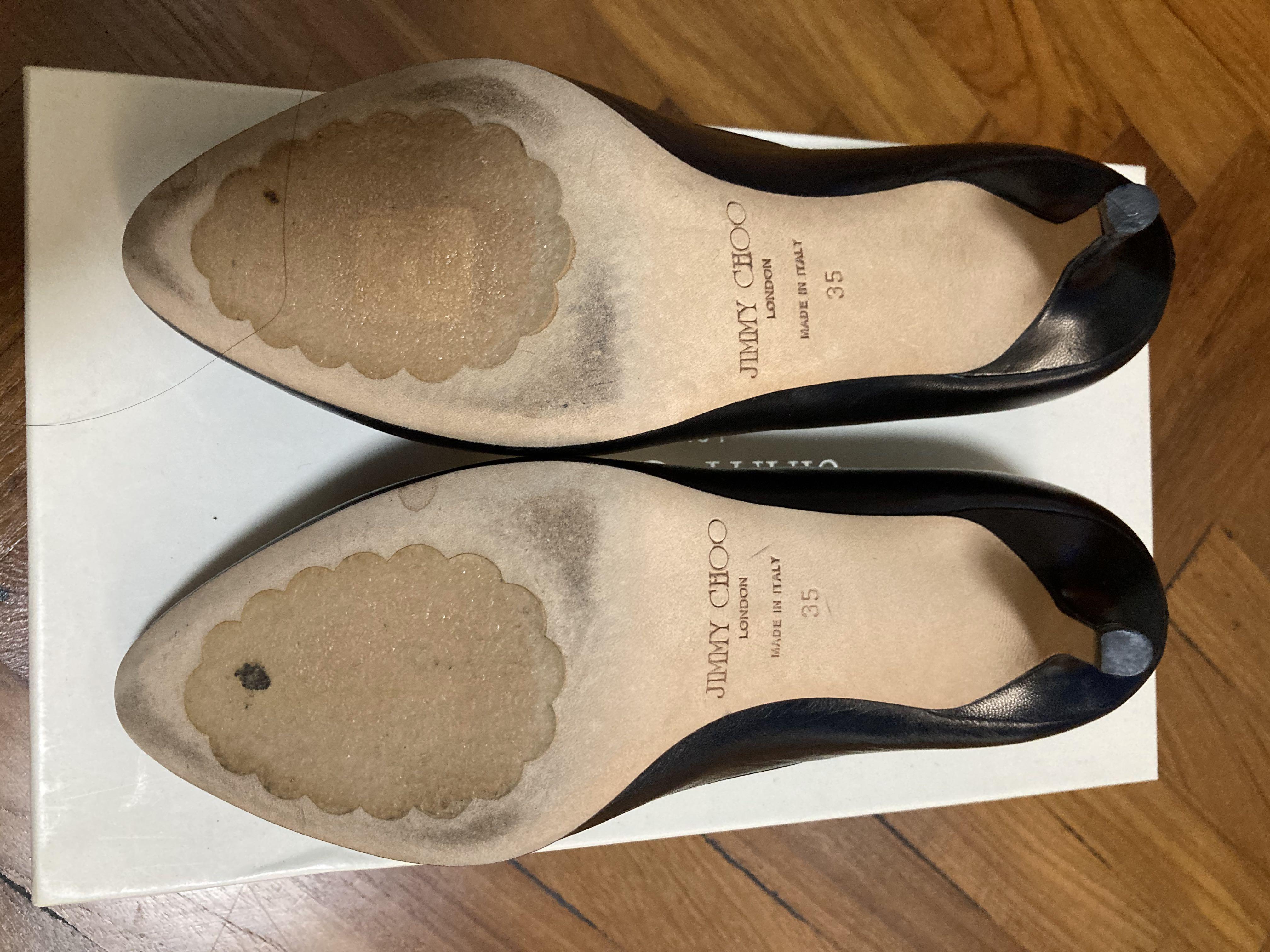 Jimmy Choo Black Irena Heels Pump 35, Women's Fashion, Footwear, Heels