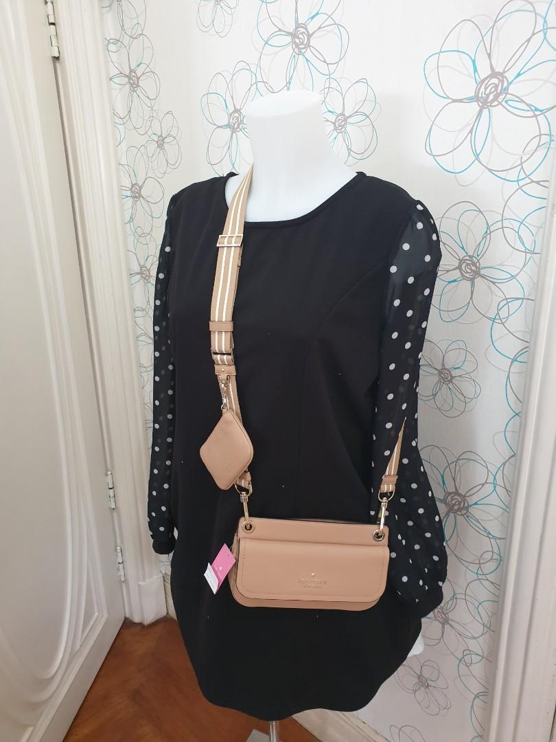 KATE SPADE ROSIE PEBBLED LEATHER FLAP SLING, Luxury, Bags & Wallets on  Carousell