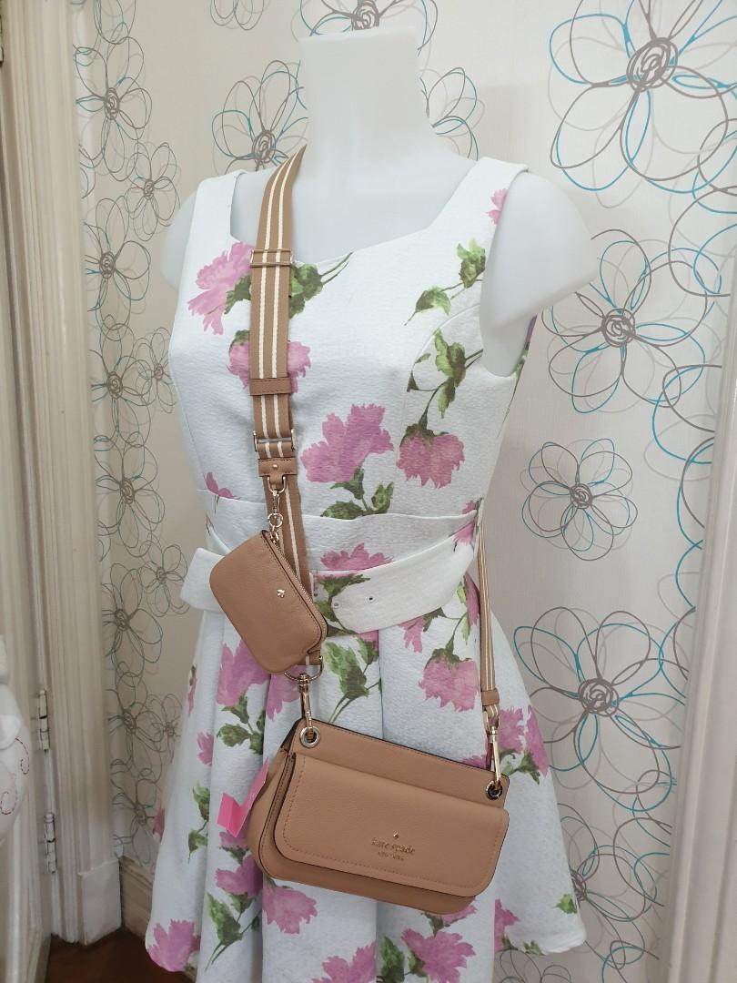 KATE SPADE ROSIE PEBBLED LEATHER FLAP SLING, Luxury, Bags & Wallets on  Carousell