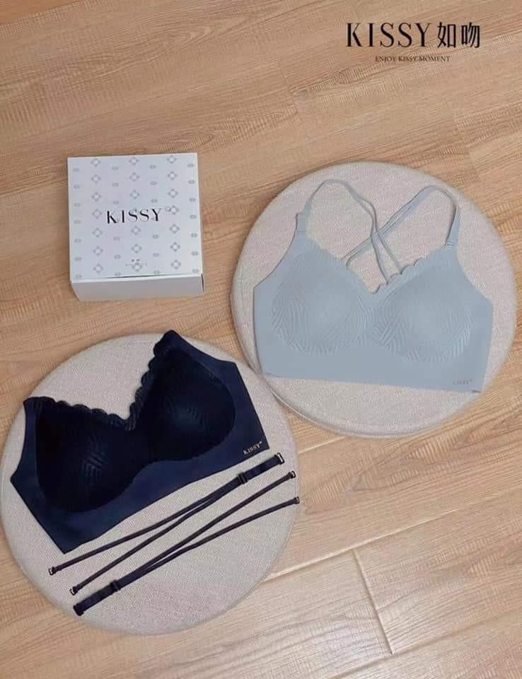 KISSY U背吊带款】Authentic Kissy Bra (Seamless Bra) Ready Stock 如吻 Ruwen