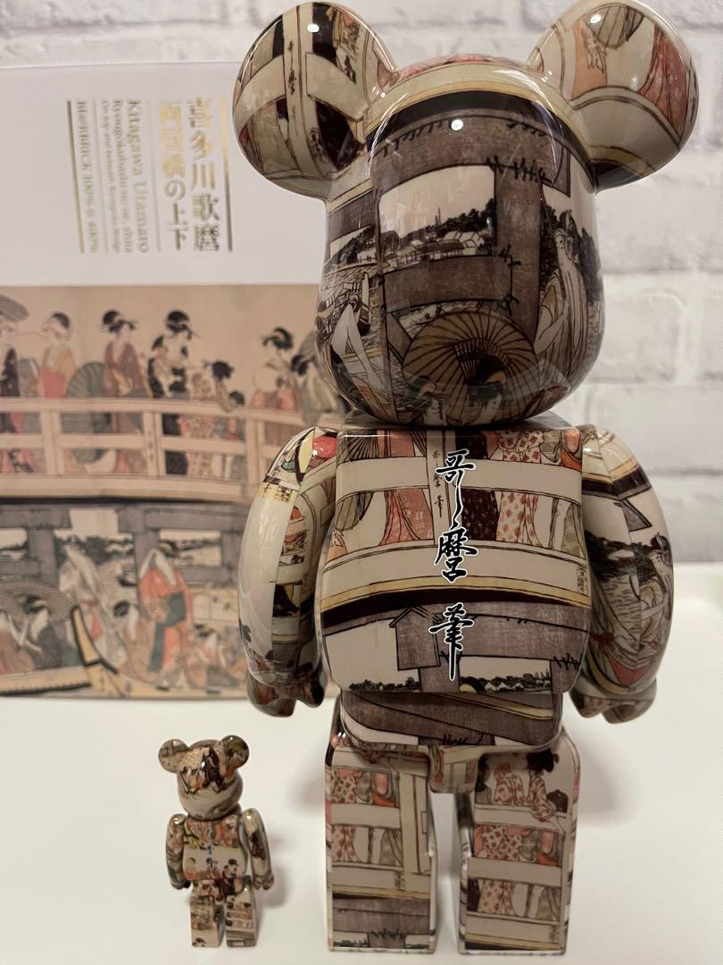 BE@RBRICK KITAGAWA UTAMARO 100% u0026 400% - フィギュア