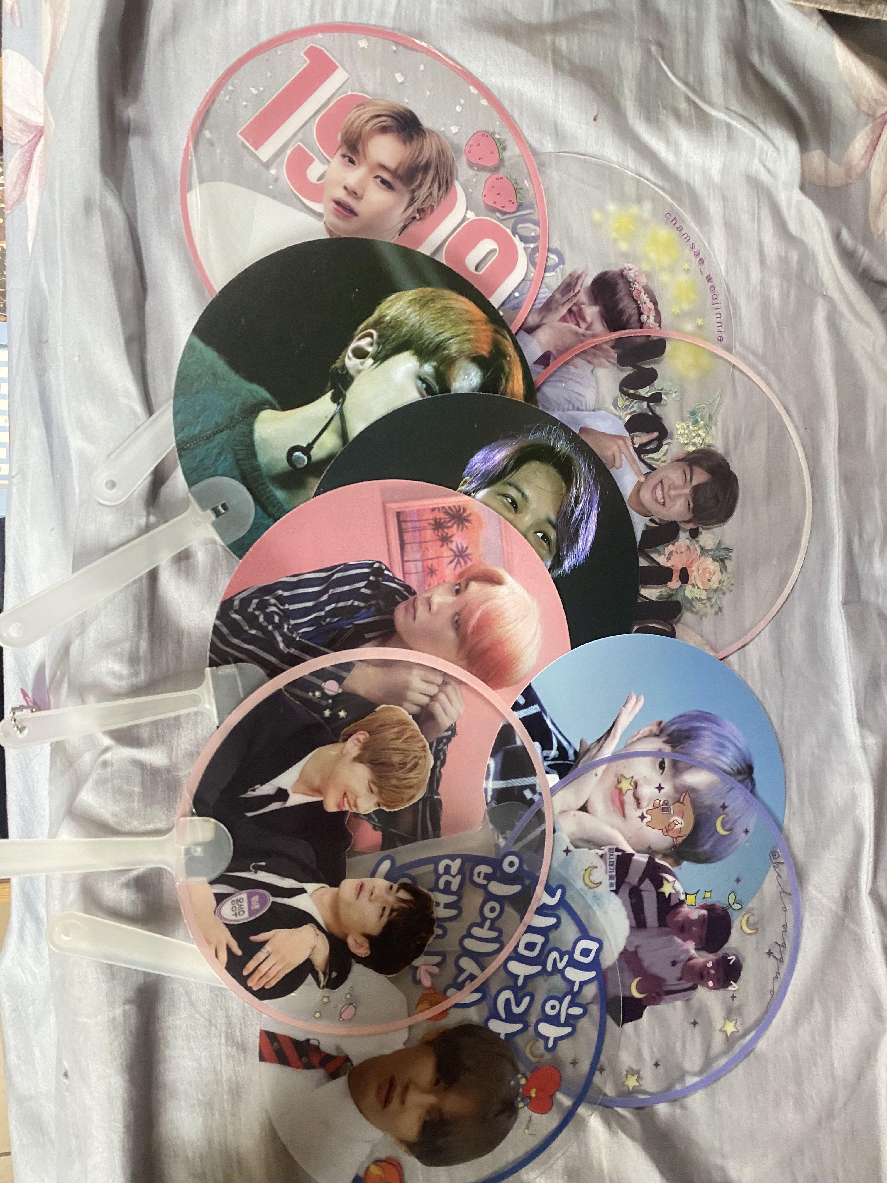 kpop fans hand fans, Hobbies & Toys, Memorabilia & Collectibles, KWave on Carousell